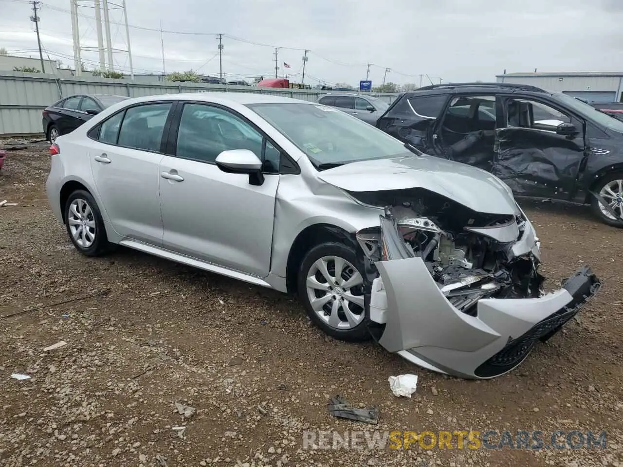 4 Photograph of a damaged car 5YFEPRAE2LP059349 TOYOTA COROLLA 2020