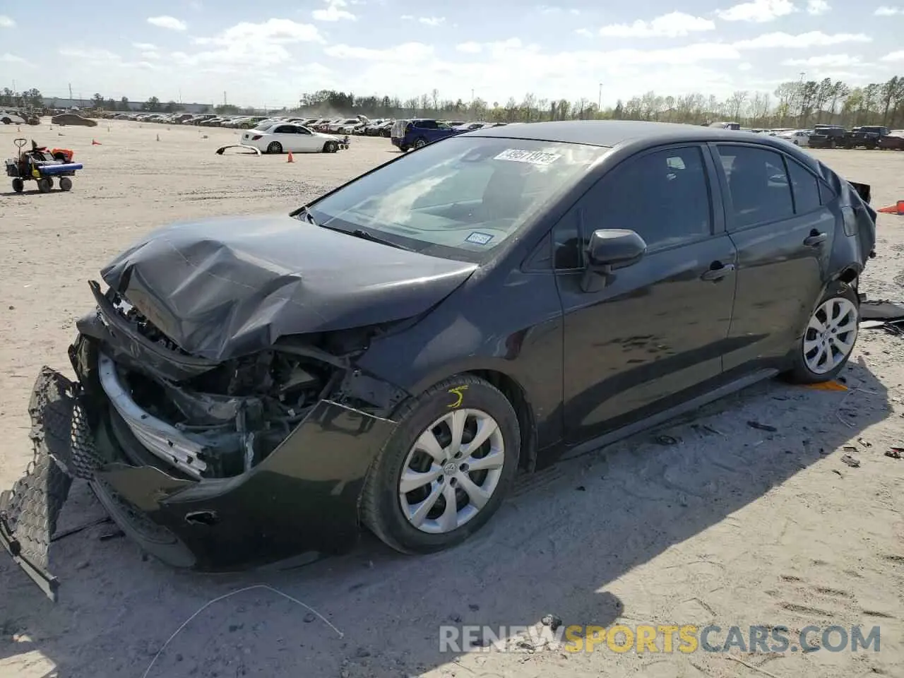 1 Photograph of a damaged car 5YFEPRAE2LP061540 TOYOTA COROLLA 2020