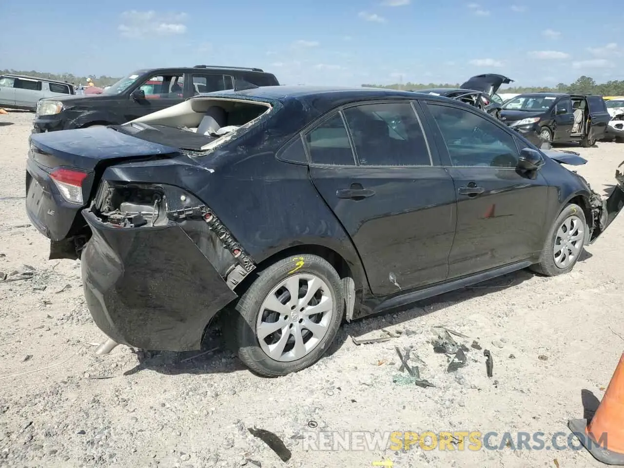 3 Photograph of a damaged car 5YFEPRAE2LP061540 TOYOTA COROLLA 2020