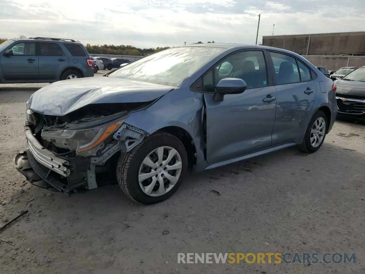 1 Photograph of a damaged car 5YFEPRAE2LP061764 TOYOTA COROLLA 2020