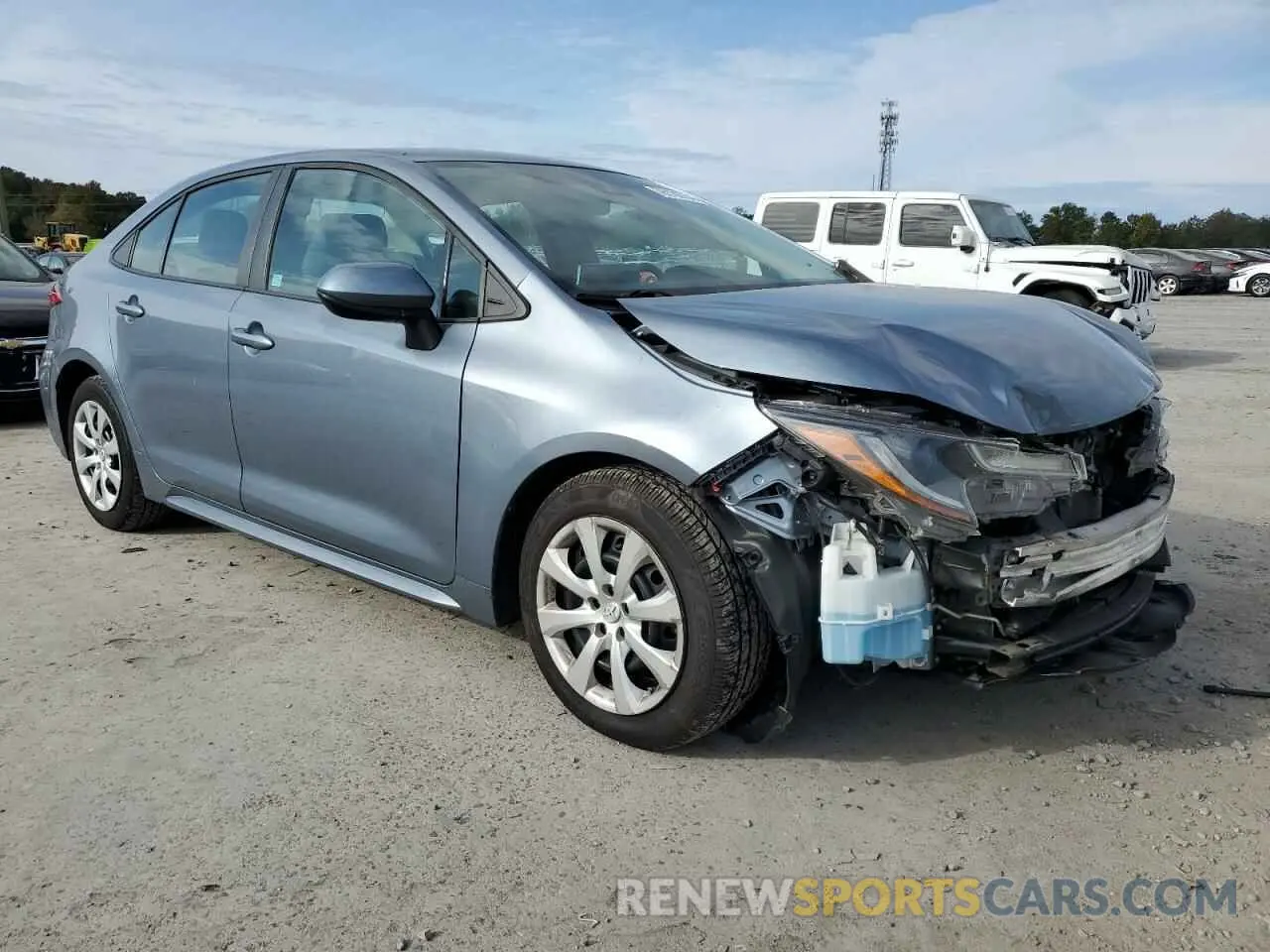 4 Photograph of a damaged car 5YFEPRAE2LP061764 TOYOTA COROLLA 2020