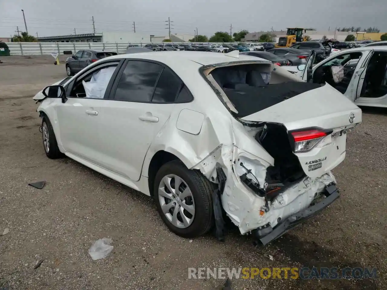 3 Photograph of a damaged car 5YFEPRAE2LP063076 TOYOTA COROLLA 2020