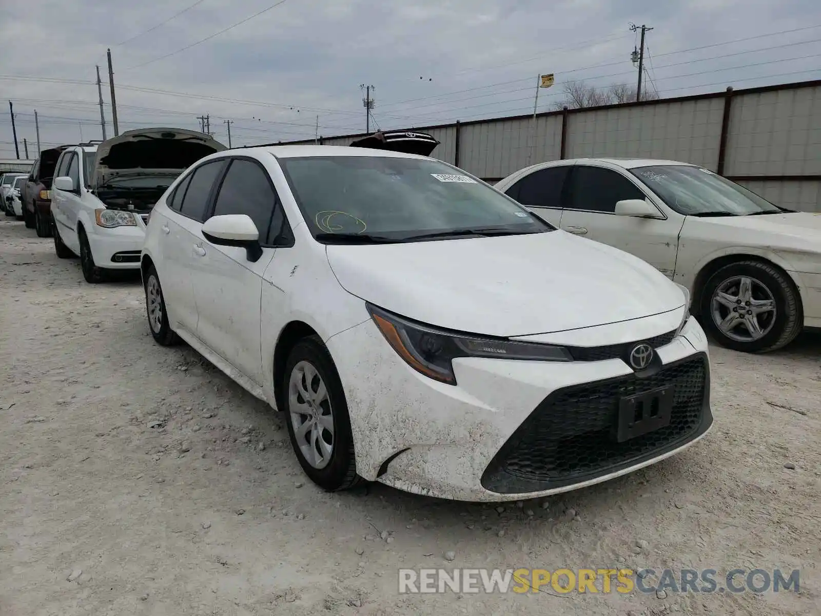 1 Photograph of a damaged car 5YFEPRAE2LP070111 TOYOTA COROLLA 2020