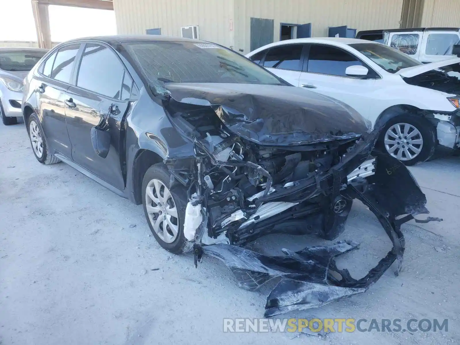 1 Photograph of a damaged car 5YFEPRAE2LP070917 TOYOTA COROLLA 2020