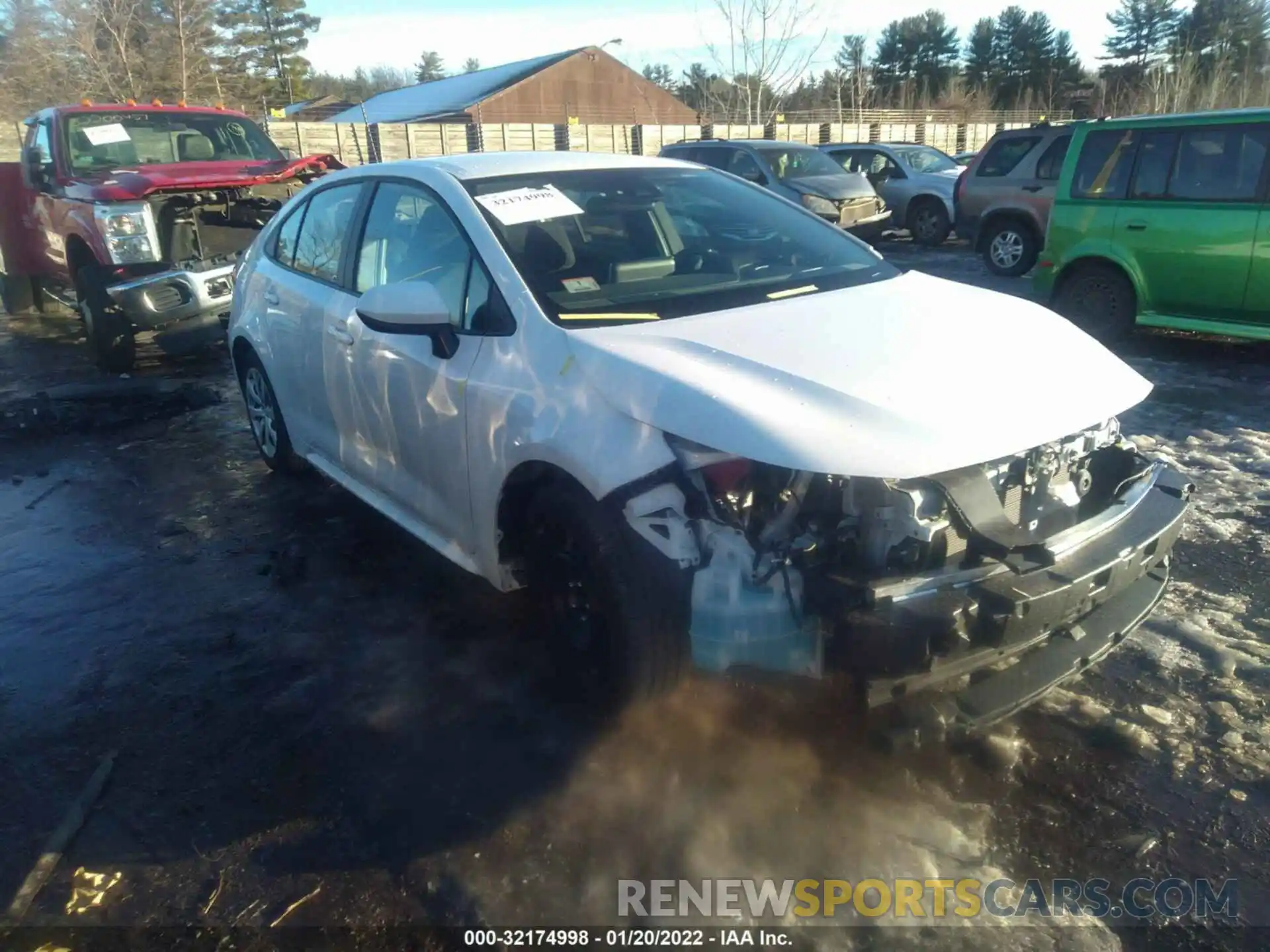 1 Photograph of a damaged car 5YFEPRAE2LP072411 TOYOTA COROLLA 2020