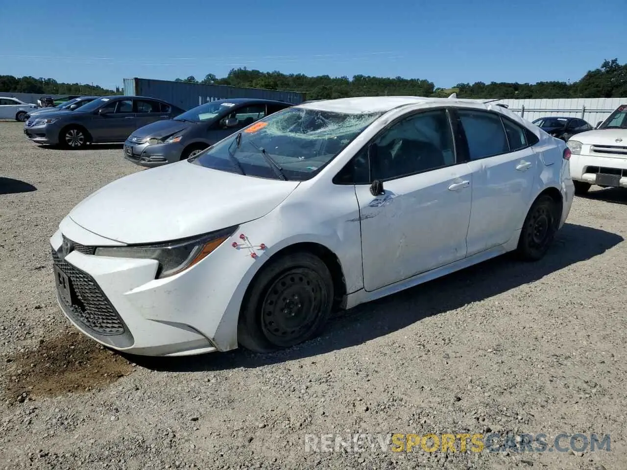1 Photograph of a damaged car 5YFEPRAE2LP077169 TOYOTA COROLLA 2020