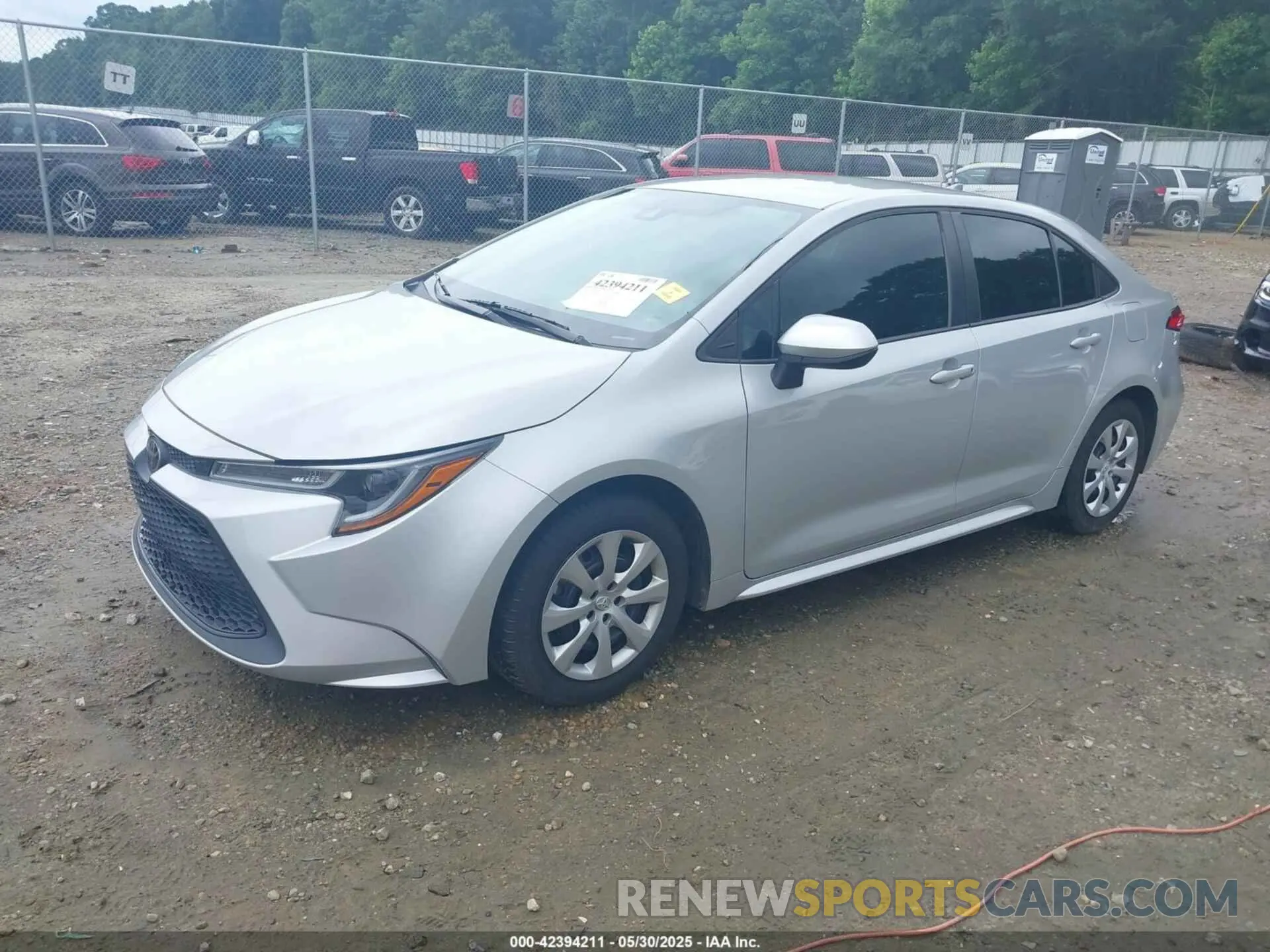 2 Photograph of a damaged car 5YFEPRAE2LP084171 TOYOTA COROLLA 2020