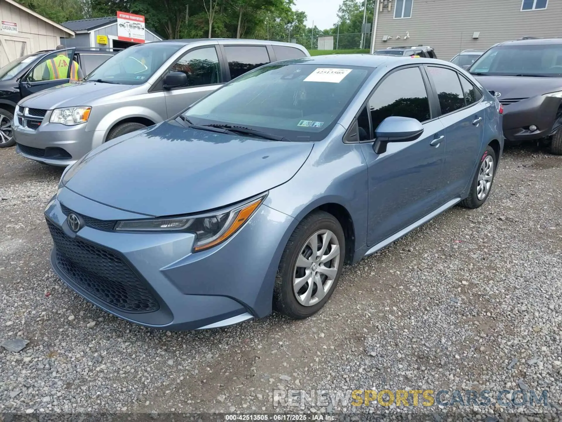 2 Photograph of a damaged car 5YFEPRAE2LP087720 TOYOTA COROLLA 2020