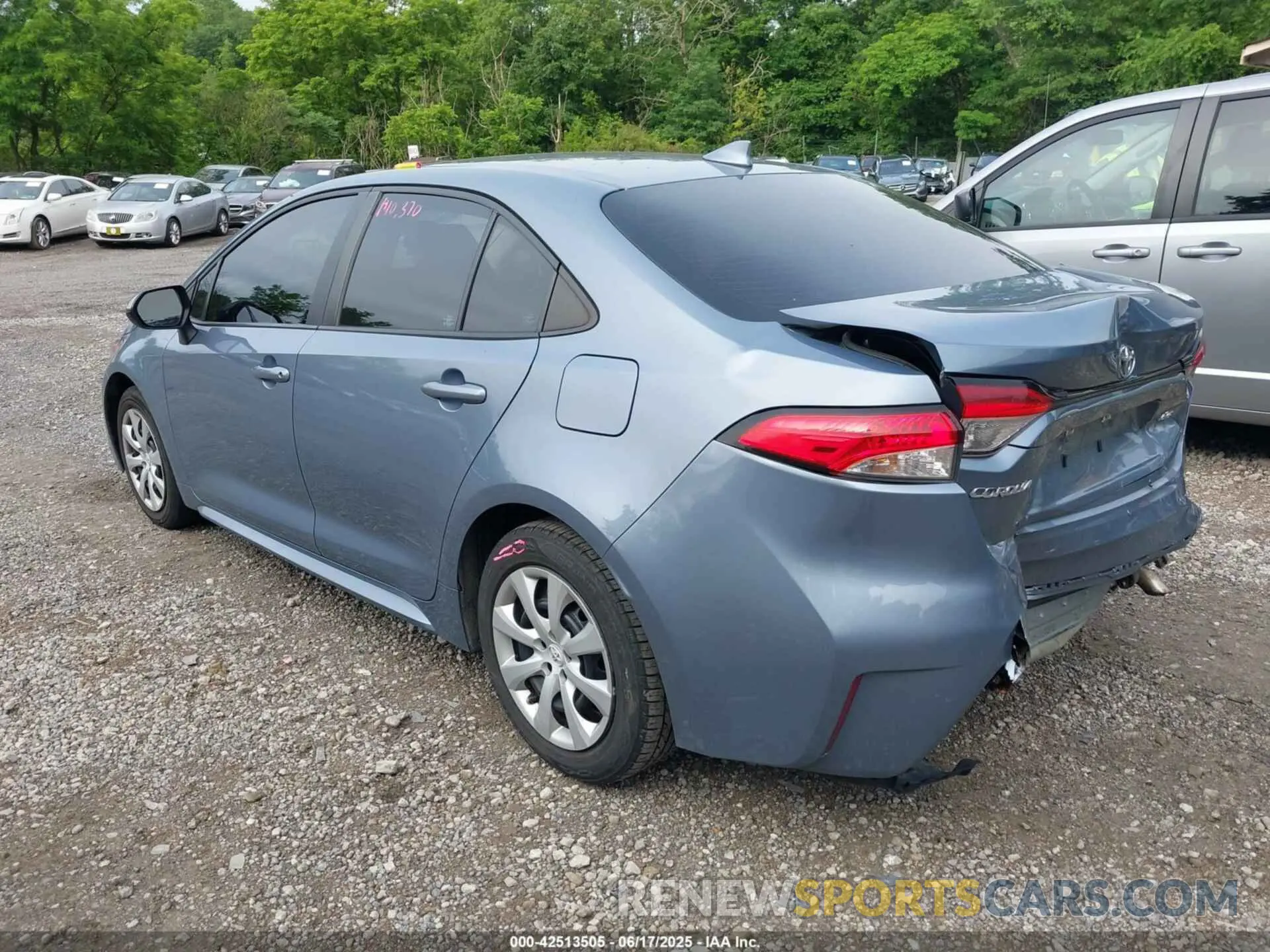 3 Photograph of a damaged car 5YFEPRAE2LP087720 TOYOTA COROLLA 2020