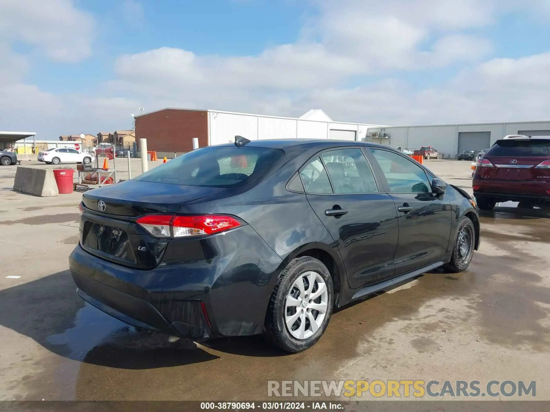 4 Photograph of a damaged car 5YFEPRAE2LP087765 TOYOTA COROLLA 2020