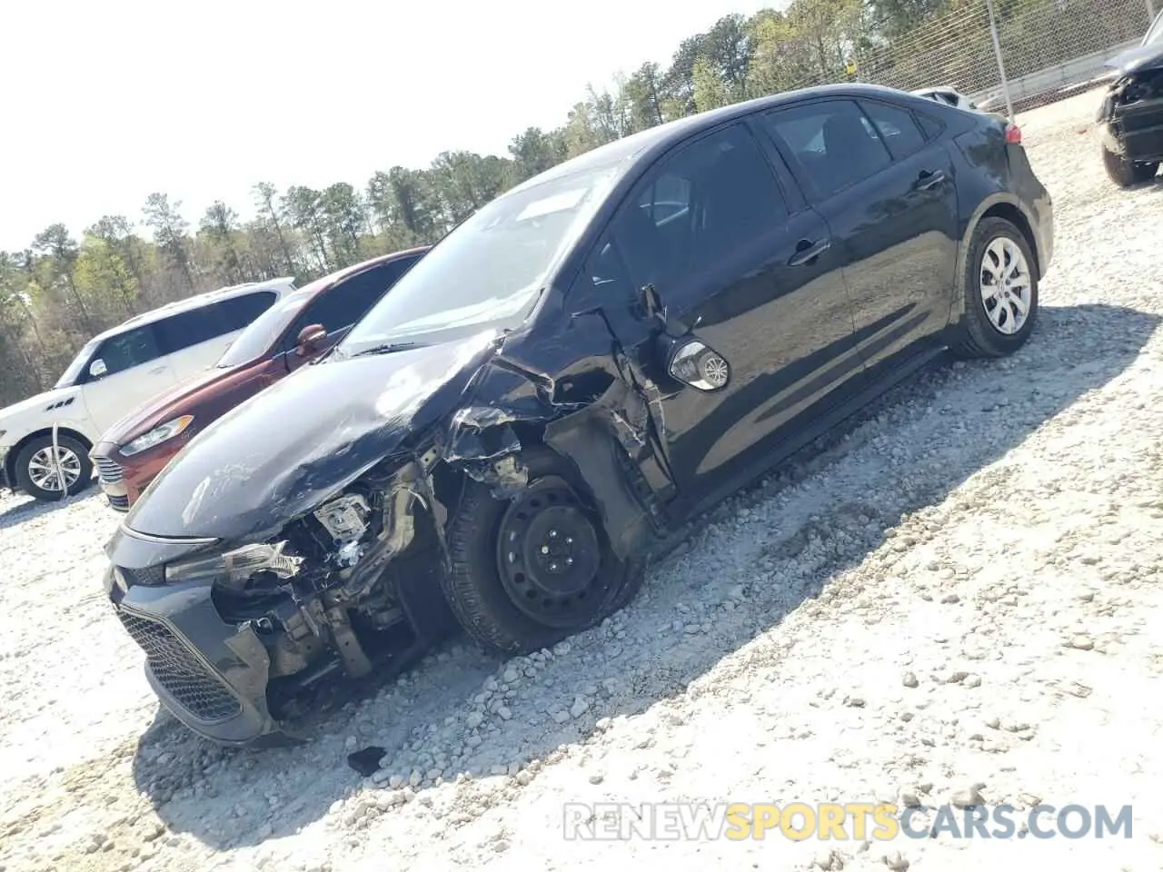 1 Photograph of a damaged car 5YFEPRAE2LP087961 TOYOTA COROLLA 2020