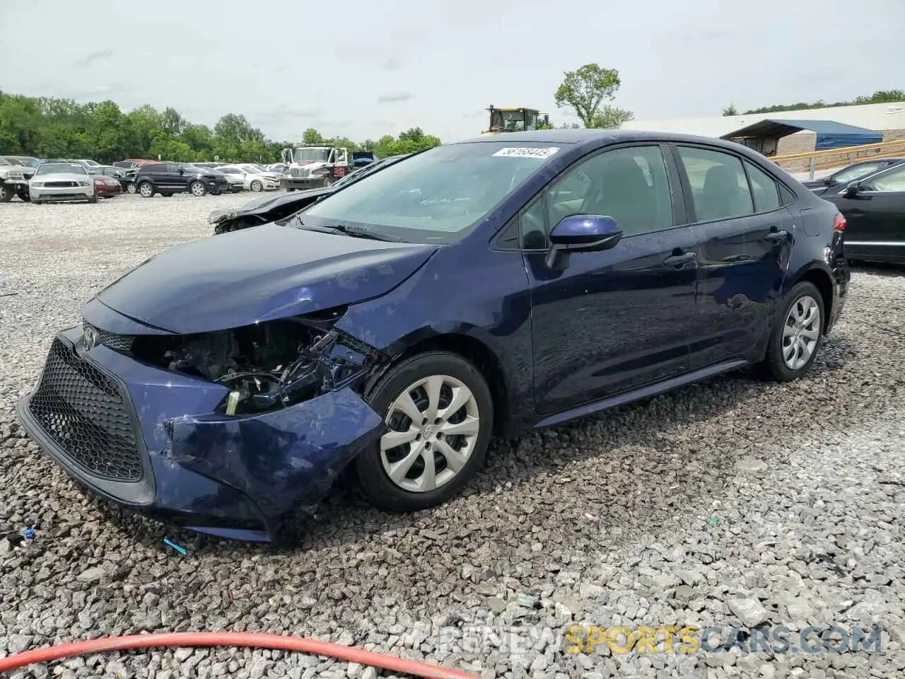 1 Photograph of a damaged car 5YFEPRAE2LP088317 TOYOTA COROLLA 2020