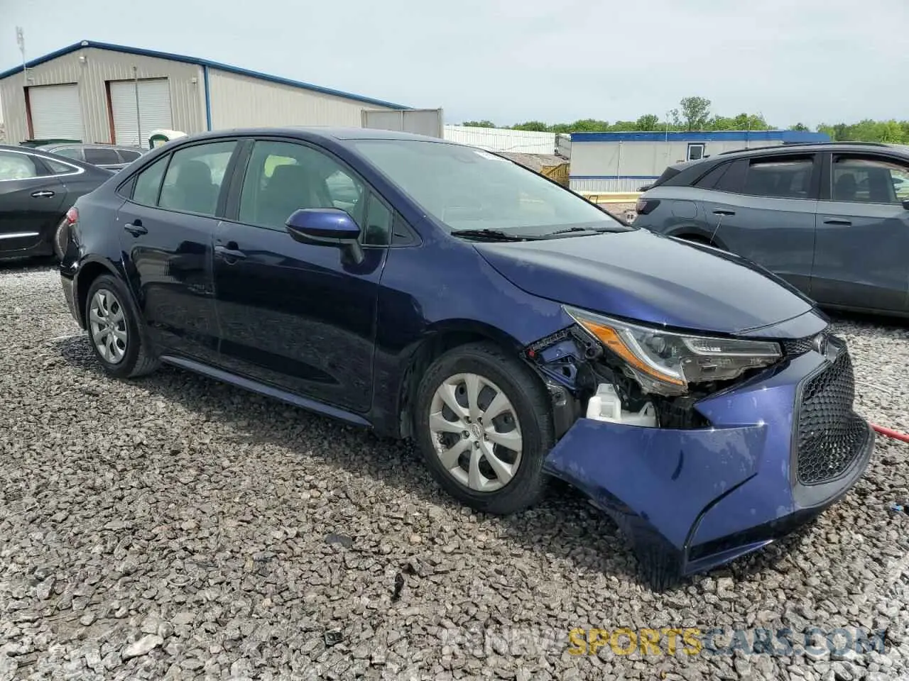 4 Photograph of a damaged car 5YFEPRAE2LP088317 TOYOTA COROLLA 2020