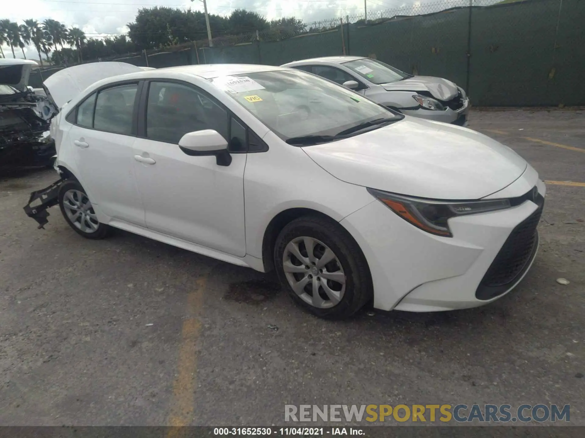 1 Photograph of a damaged car 5YFEPRAE2LP091878 TOYOTA COROLLA 2020