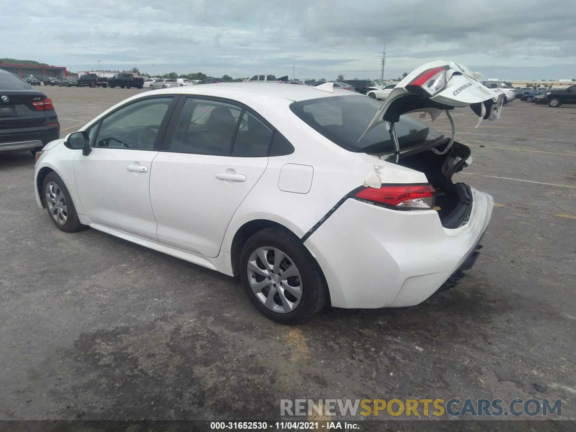 3 Photograph of a damaged car 5YFEPRAE2LP091878 TOYOTA COROLLA 2020