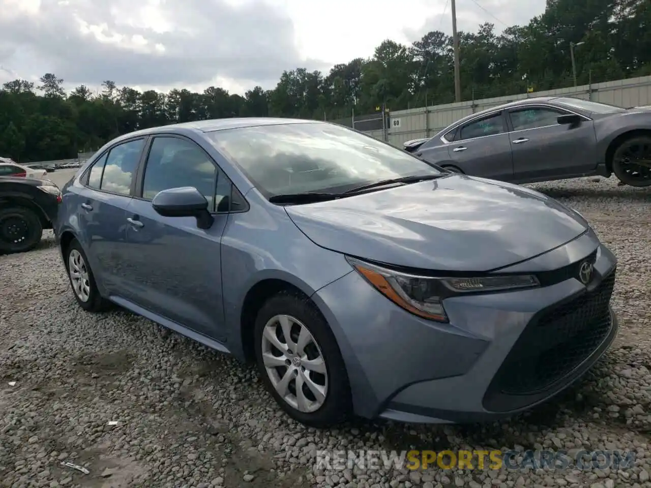 1 Photograph of a damaged car 5YFEPRAE2LP098152 TOYOTA COROLLA 2020