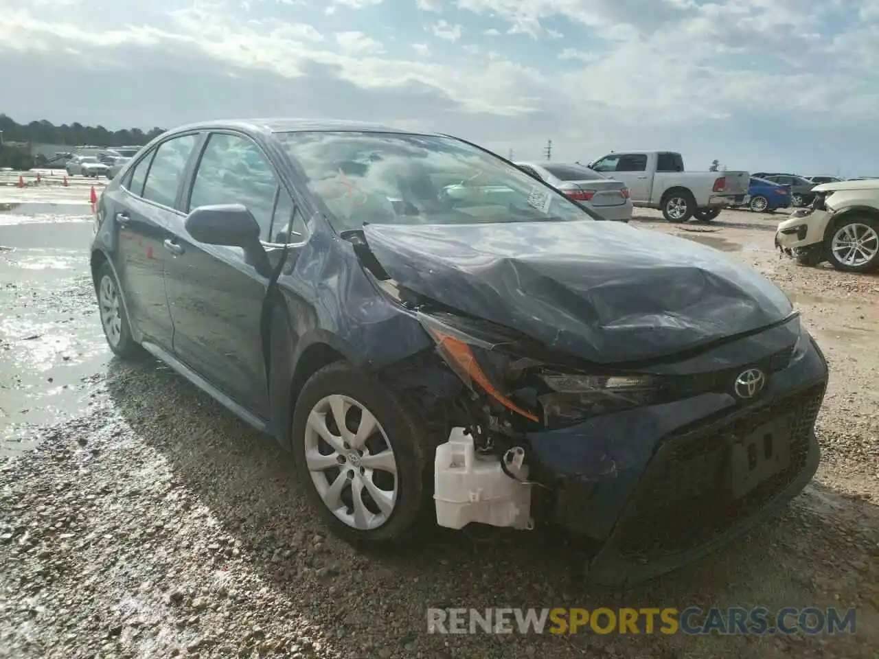 1 Photograph of a damaged car 5YFEPRAE2LP098376 TOYOTA COROLLA 2020