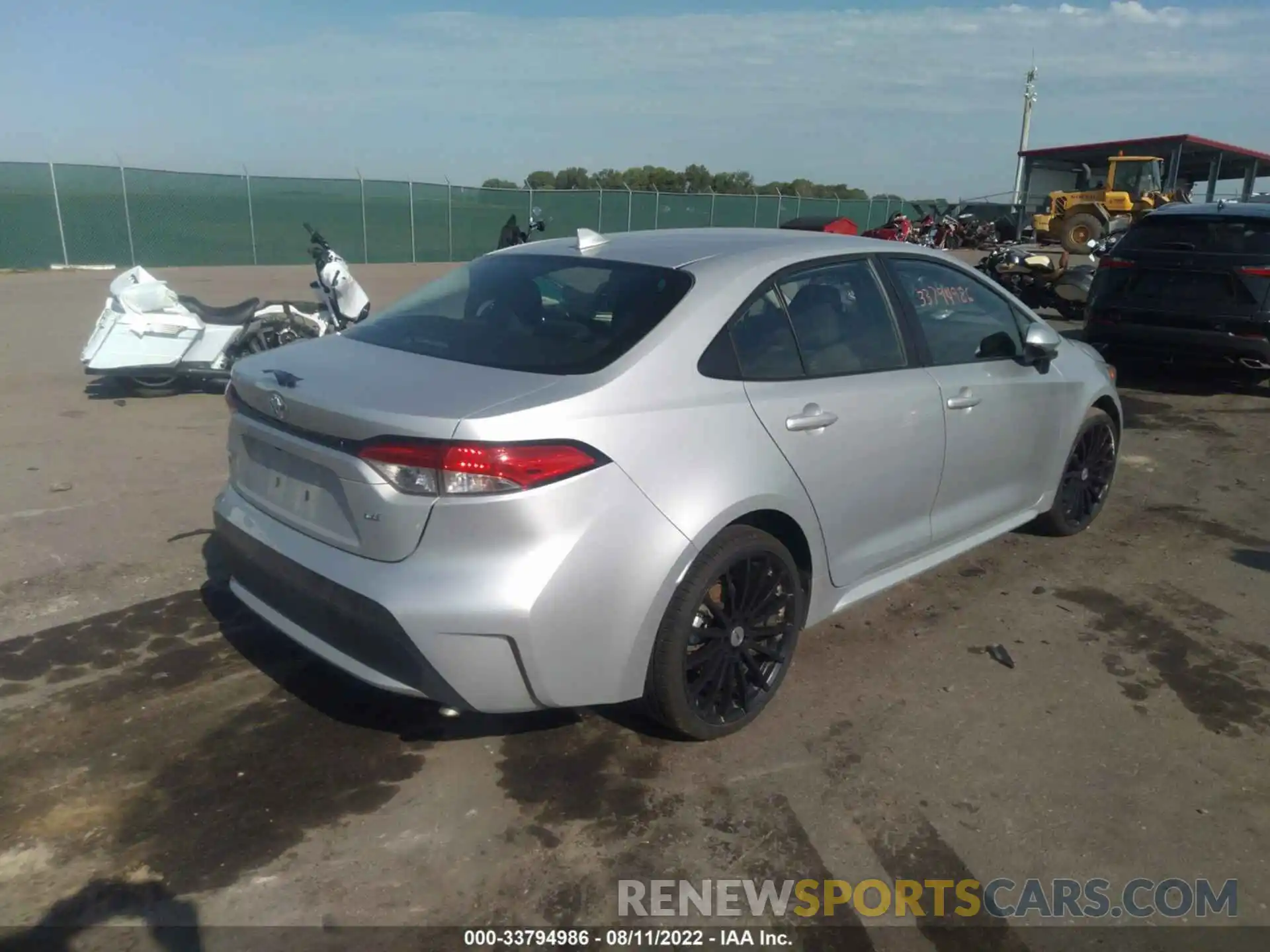 4 Photograph of a damaged car 5YFEPRAE2LP098751 TOYOTA COROLLA 2020