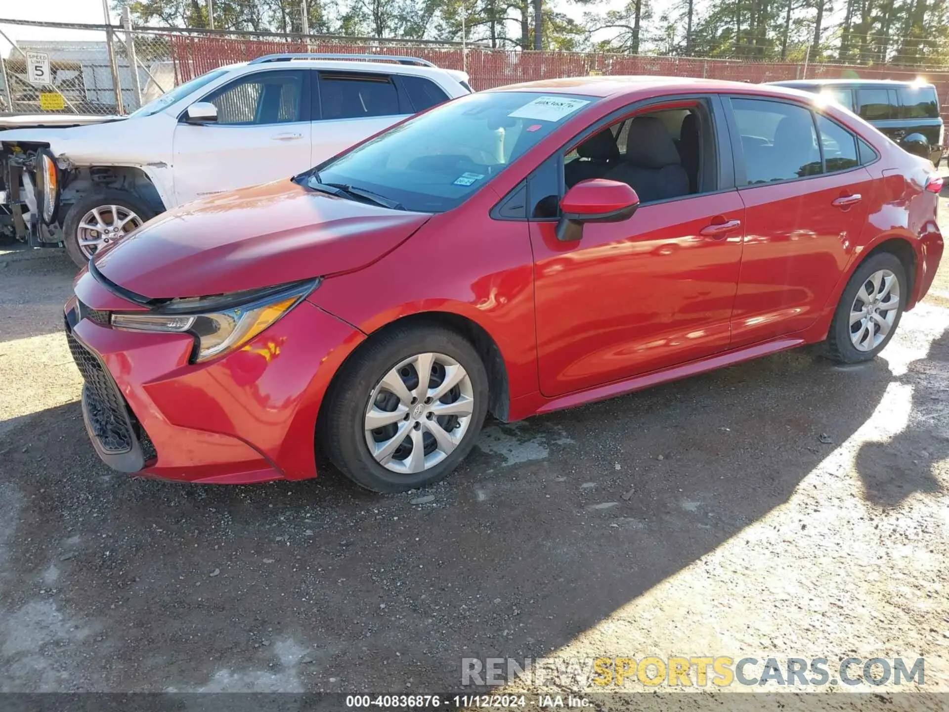 2 Photograph of a damaged car 5YFEPRAE2LP099401 TOYOTA COROLLA 2020