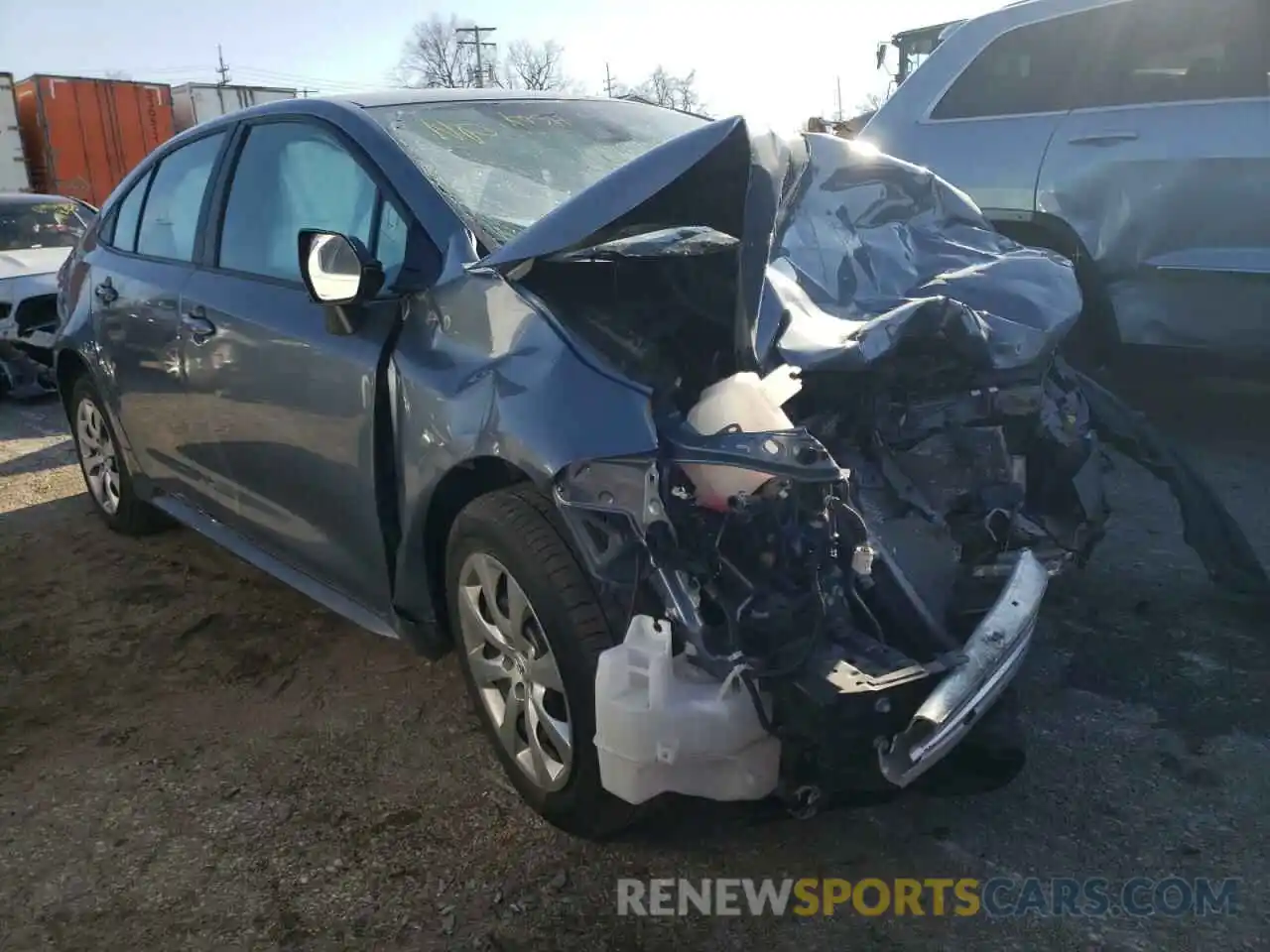 1 Photograph of a damaged car 5YFEPRAE2LP101261 TOYOTA COROLLA 2020