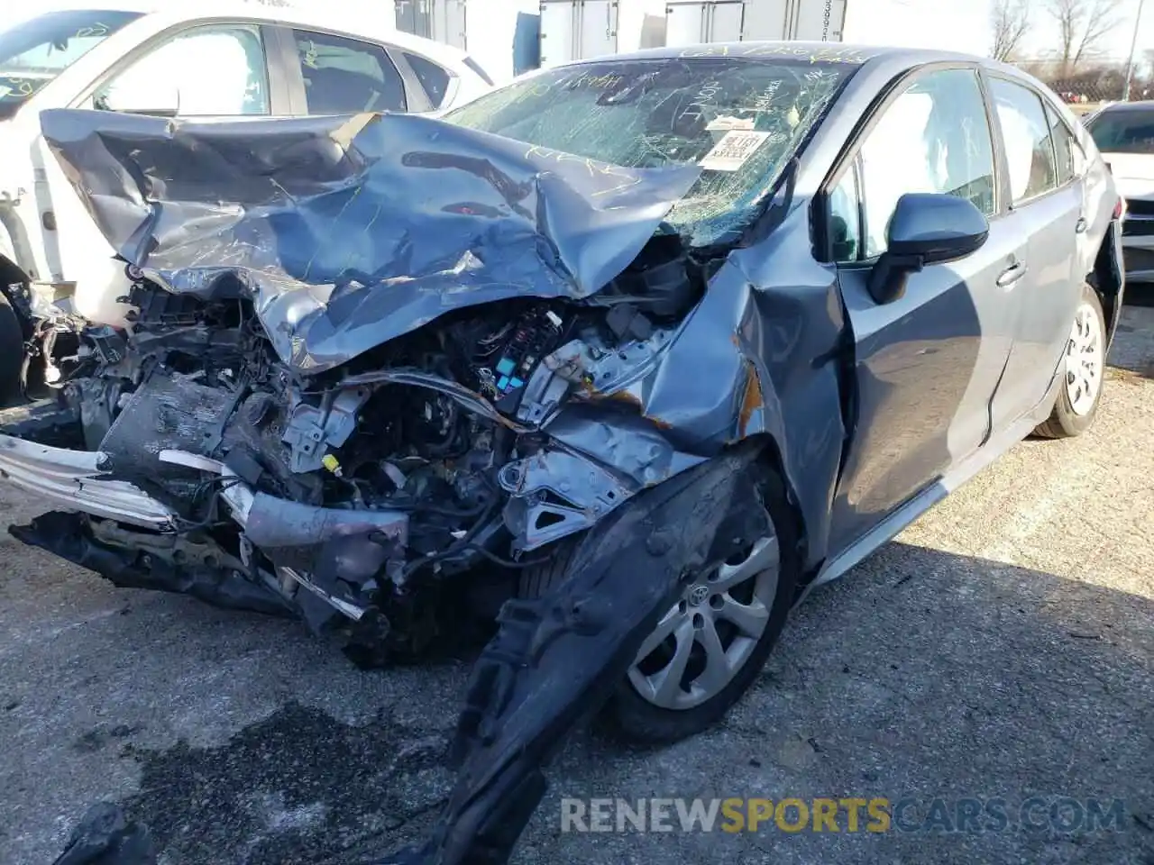 2 Photograph of a damaged car 5YFEPRAE2LP101261 TOYOTA COROLLA 2020