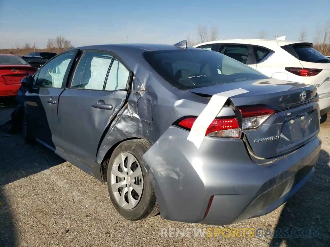 3 Photograph of a damaged car 5YFEPRAE2LP101261 TOYOTA COROLLA 2020