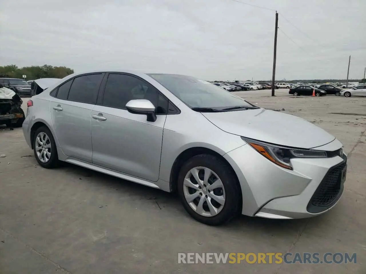 4 Photograph of a damaged car 5YFEPRAE2LP104869 TOYOTA COROLLA 2020