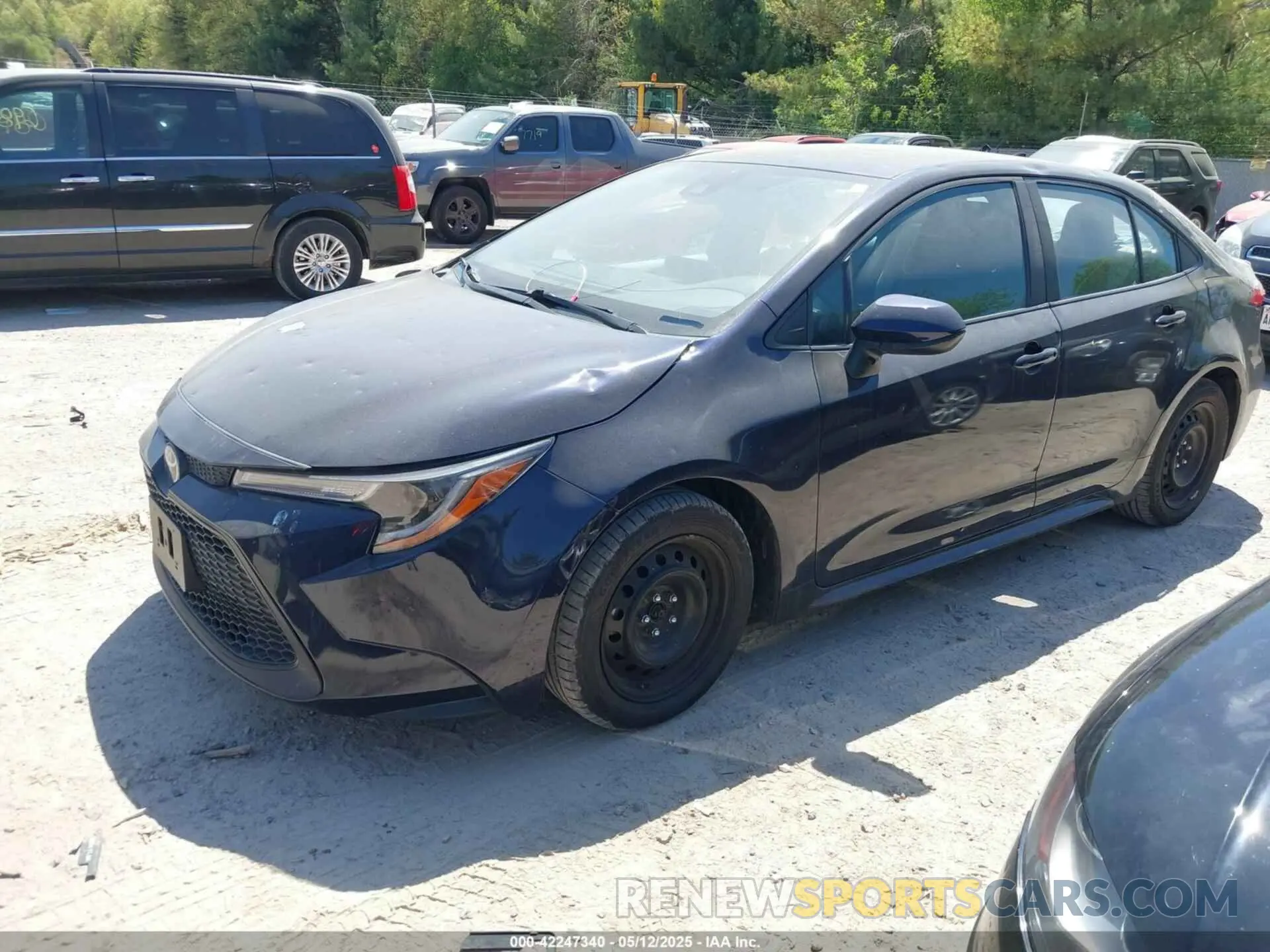 2 Photograph of a damaged car 5YFEPRAE2LP108601 TOYOTA COROLLA 2020
