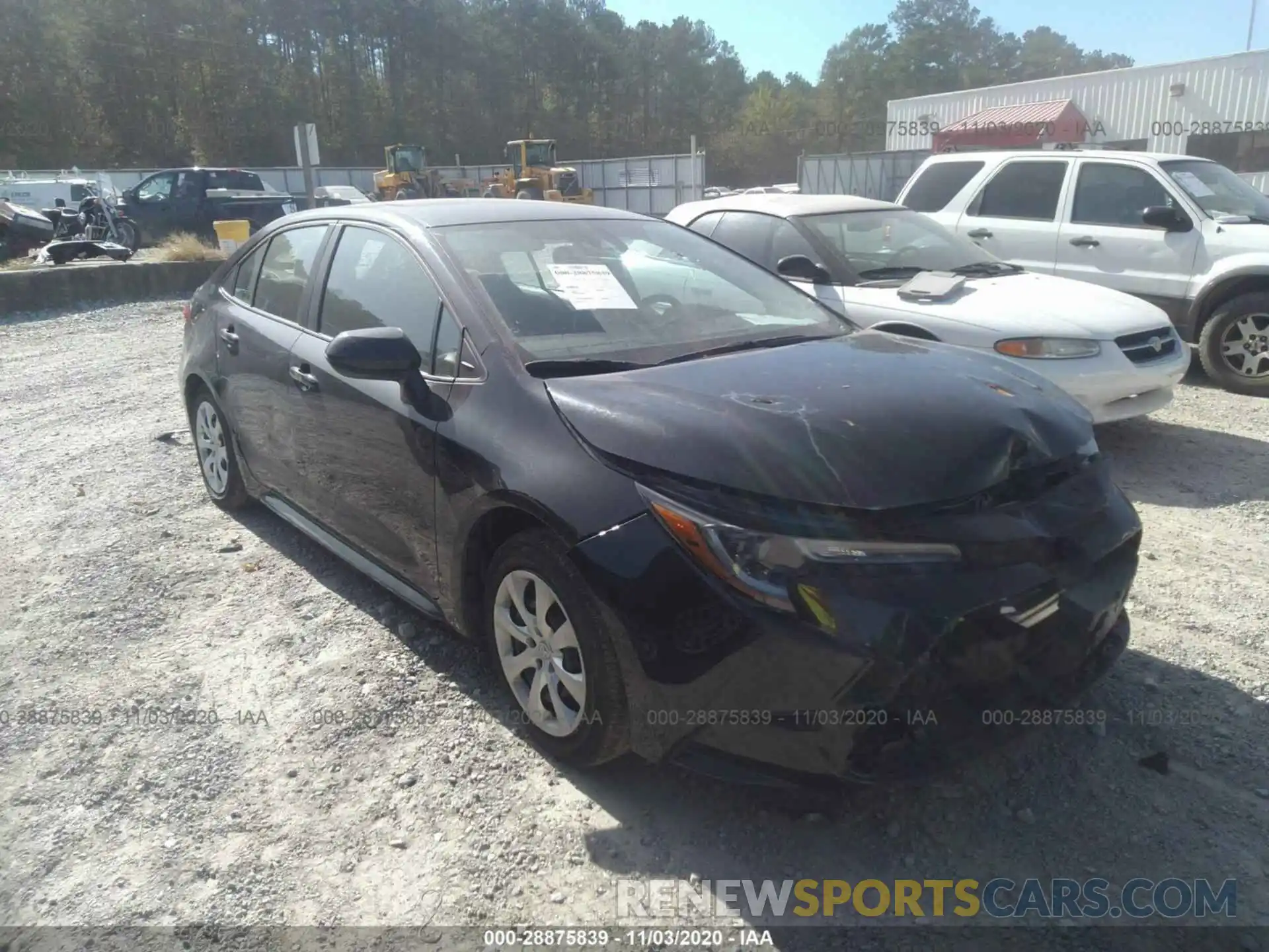 1 Photograph of a damaged car 5YFEPRAE2LP109392 TOYOTA COROLLA 2020