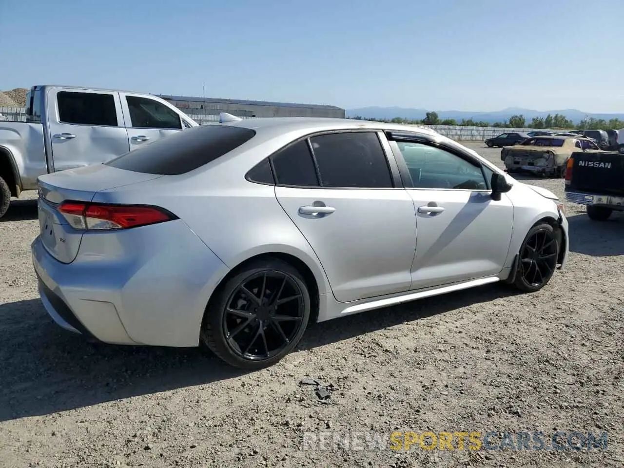 3 Photograph of a damaged car 5YFEPRAE2LP110493 TOYOTA COROLLA 2020