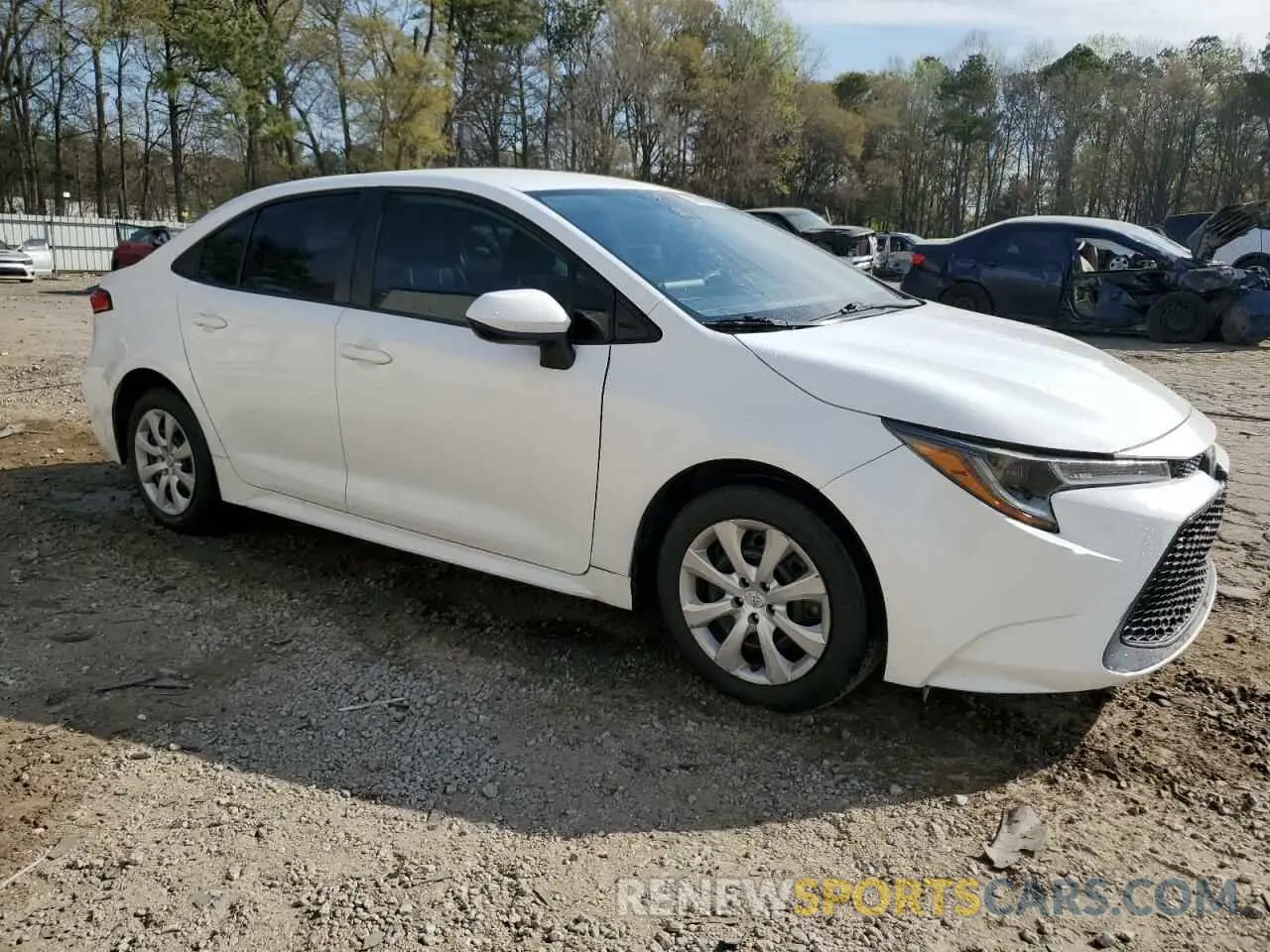 4 Photograph of a damaged car 5YFEPRAE2LP116097 TOYOTA COROLLA 2020