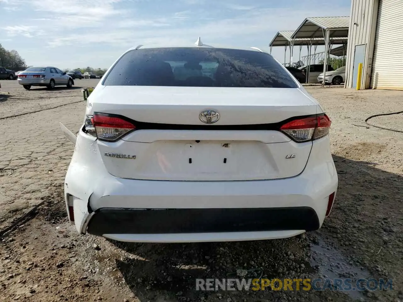 6 Photograph of a damaged car 5YFEPRAE2LP116097 TOYOTA COROLLA 2020