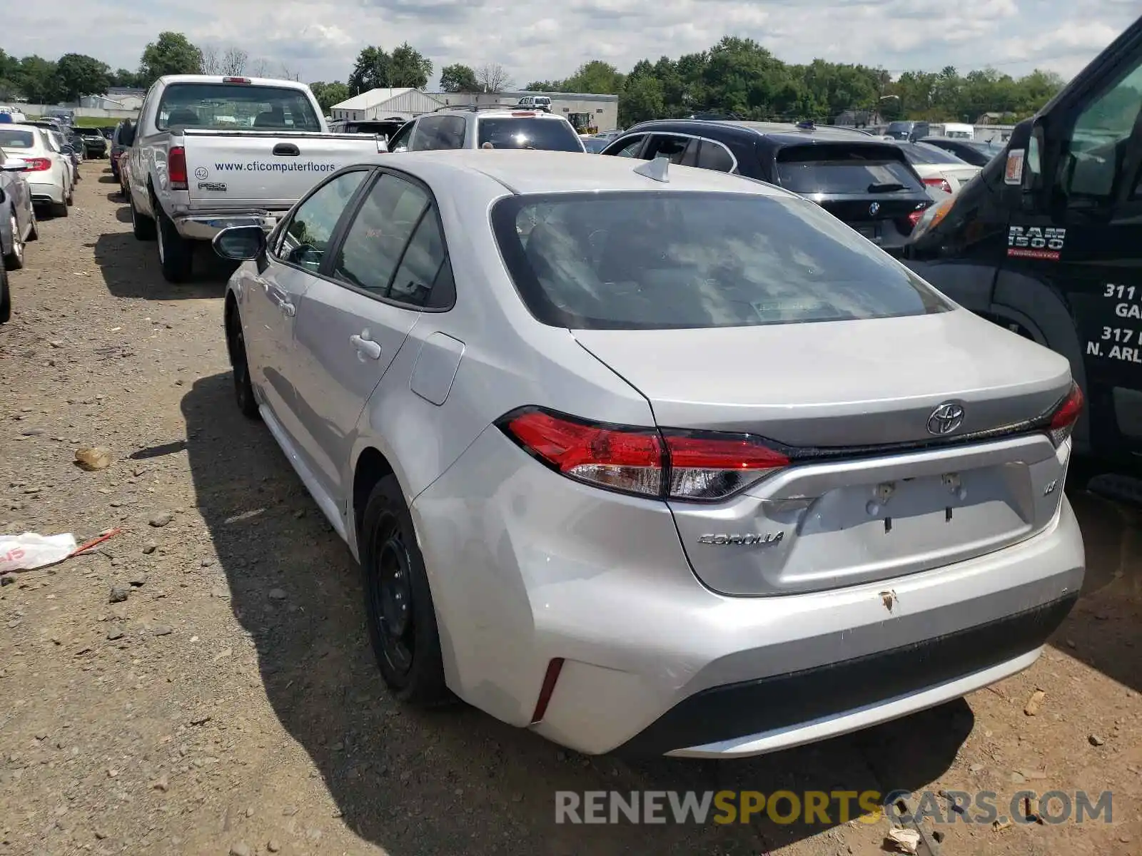 3 Photograph of a damaged car 5YFEPRAE2LP116861 TOYOTA COROLLA 2020