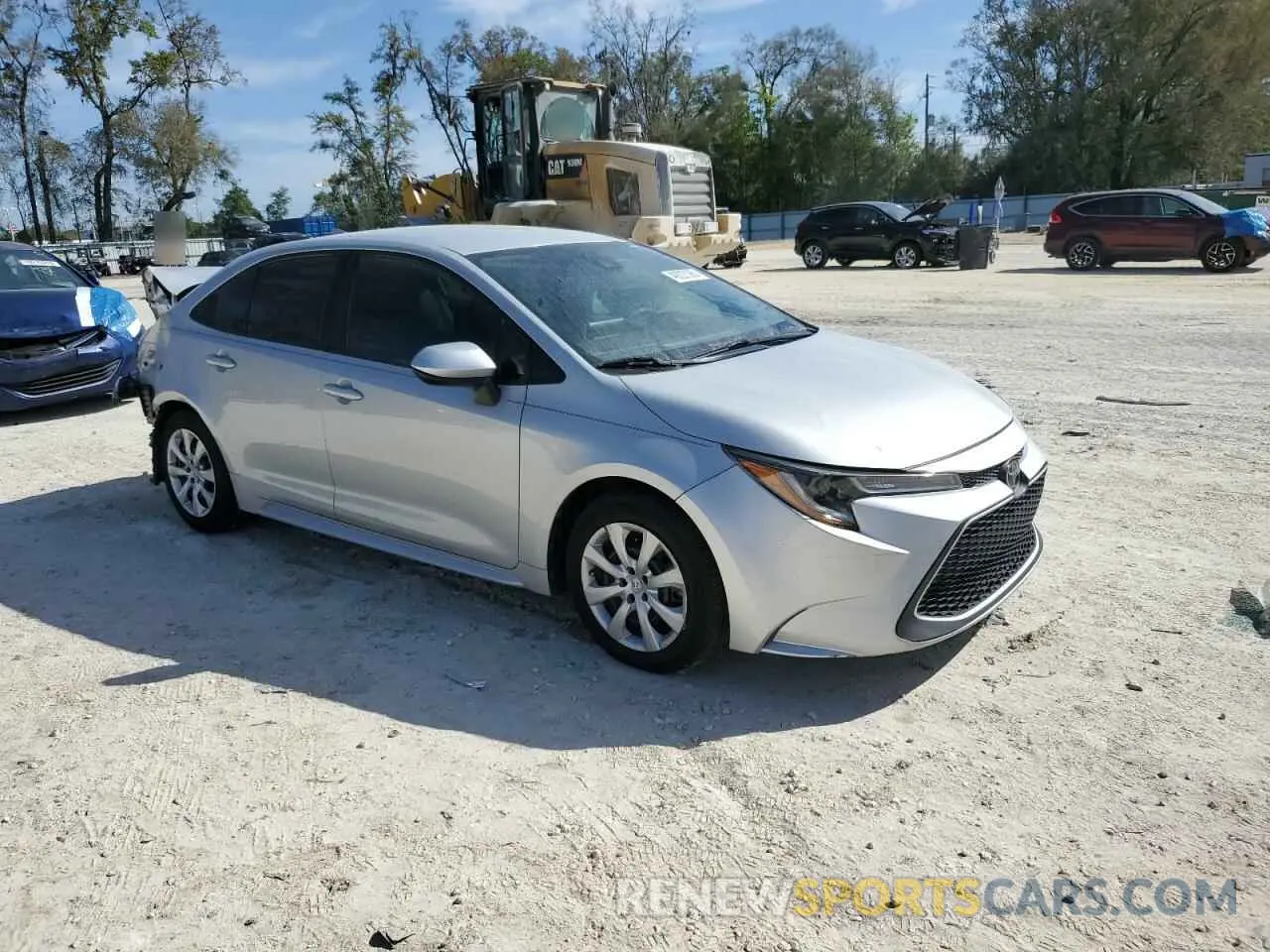 4 Photograph of a damaged car 5YFEPRAE2LP125382 TOYOTA COROLLA 2020