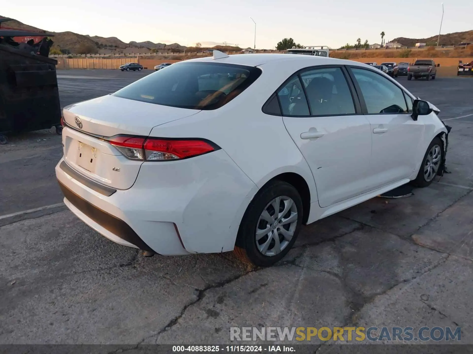 4 Photograph of a damaged car 5YFEPRAE2LP126354 TOYOTA COROLLA 2020