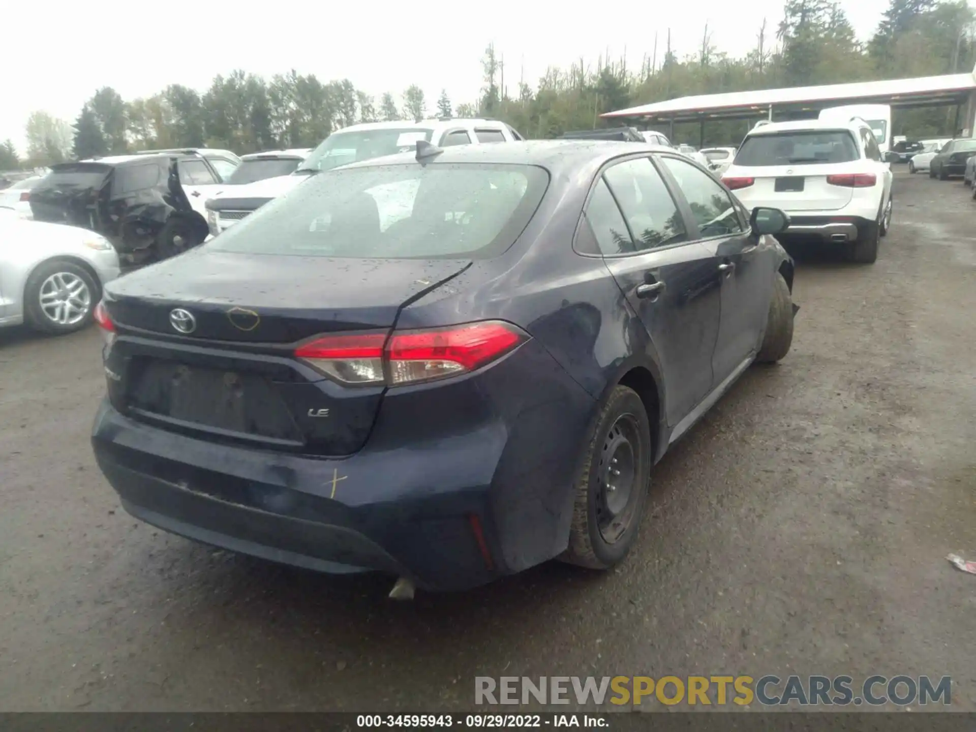 4 Photograph of a damaged car 5YFEPRAE2LP126872 TOYOTA COROLLA 2020