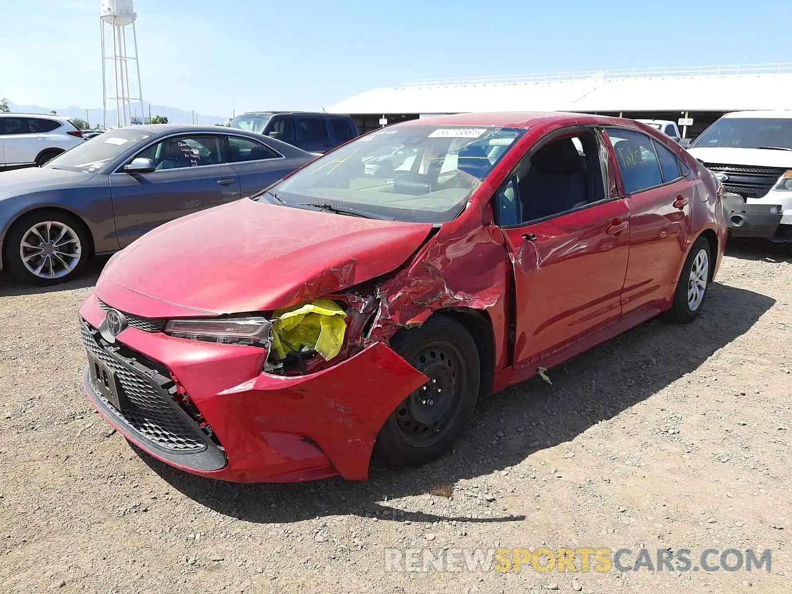 2 Photograph of a damaged car 5YFEPRAE2LP144319 TOYOTA COROLLA 2020