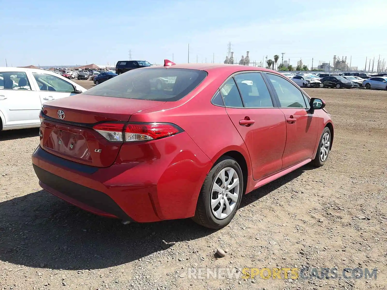 4 Photograph of a damaged car 5YFEPRAE2LP144319 TOYOTA COROLLA 2020