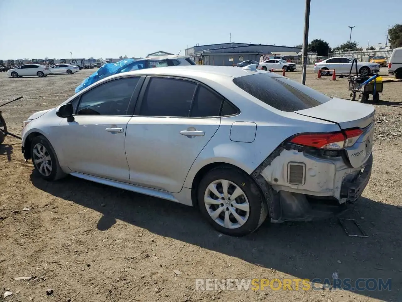 2 Photograph of a damaged car 5YFEPRAE3LP009950 TOYOTA COROLLA 2020