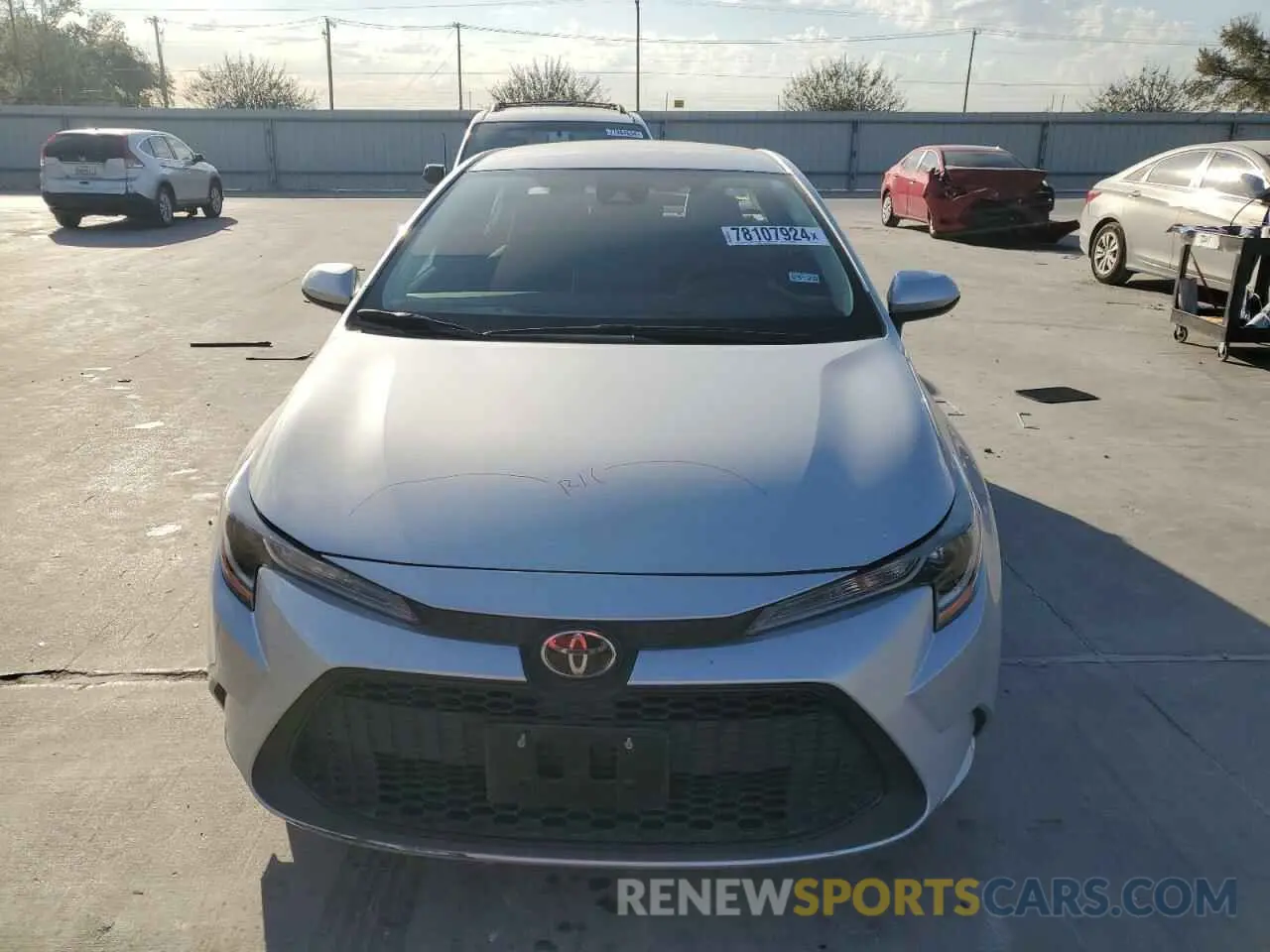 5 Photograph of a damaged car 5YFEPRAE3LP012203 TOYOTA COROLLA 2020