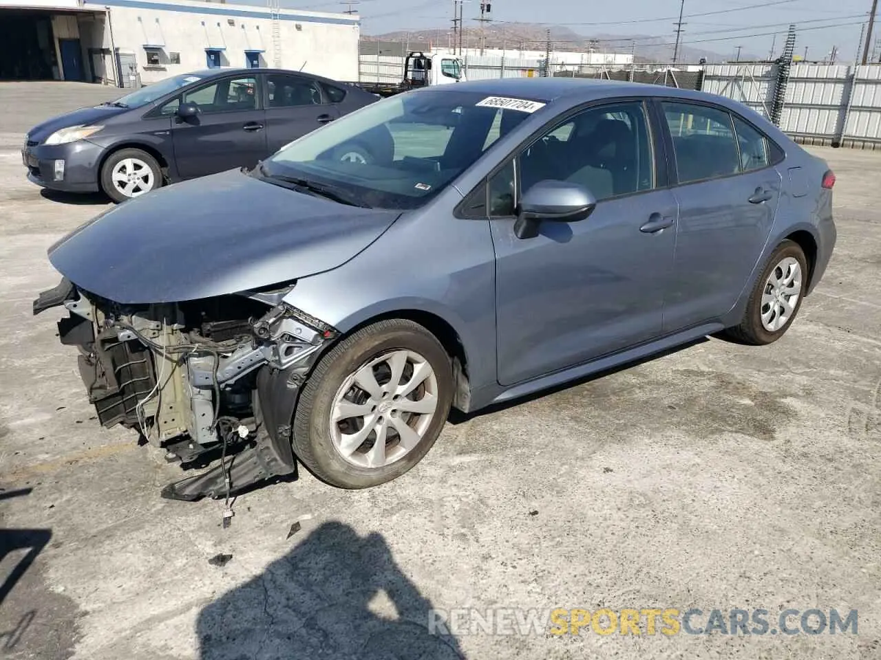 1 Photograph of a damaged car 5YFEPRAE3LP014534 TOYOTA COROLLA 2020