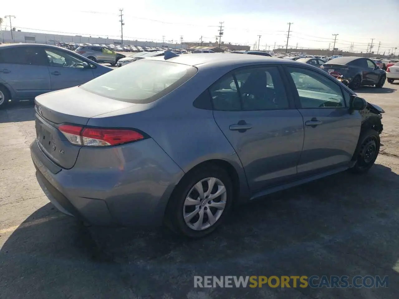 3 Photograph of a damaged car 5YFEPRAE3LP014534 TOYOTA COROLLA 2020