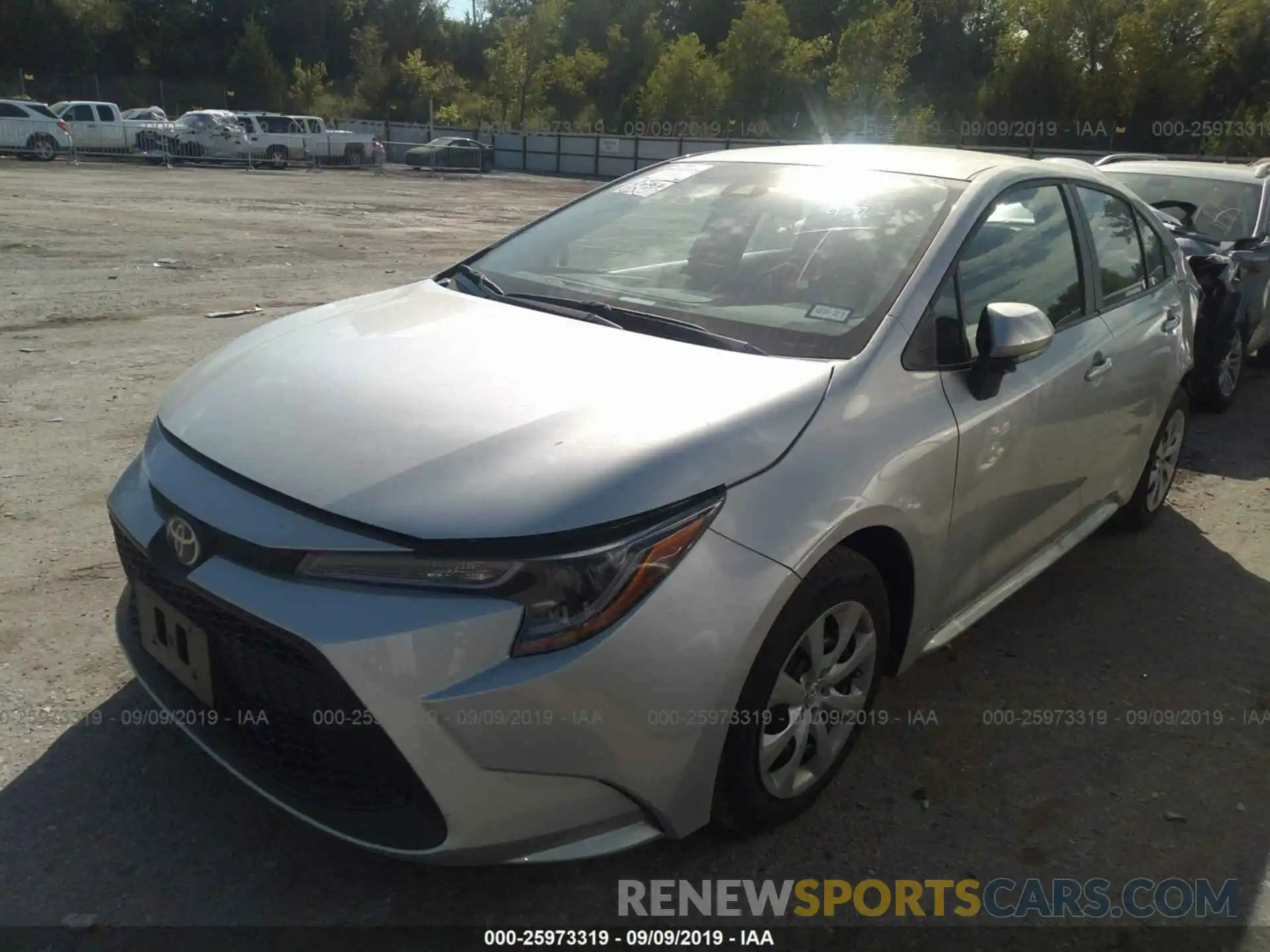 2 Photograph of a damaged car 5YFEPRAE3LP019345 TOYOTA COROLLA 2020