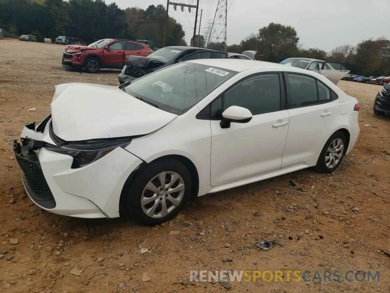 1 Photograph of a damaged car 5YFEPRAE3LP026585 TOYOTA COROLLA 2020