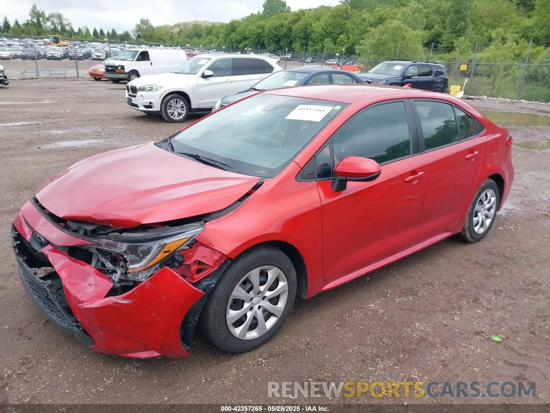 2 Photograph of a damaged car 5YFEPRAE3LP046934 TOYOTA COROLLA 2020