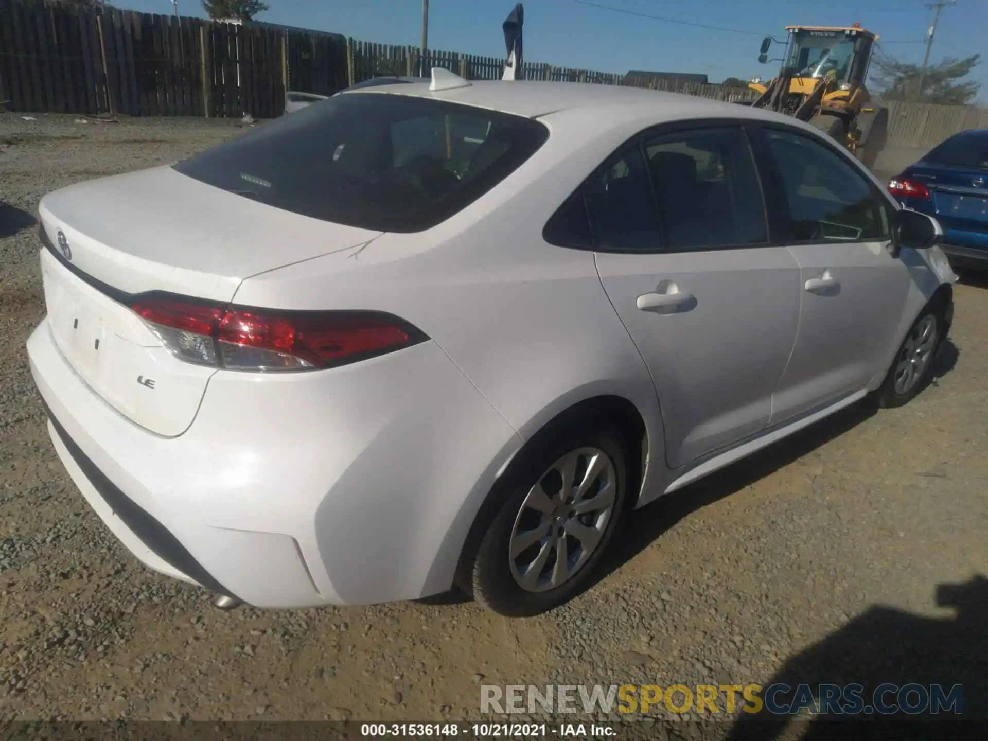 4 Photograph of a damaged car 5YFEPRAE3LP047579 TOYOTA COROLLA 2020