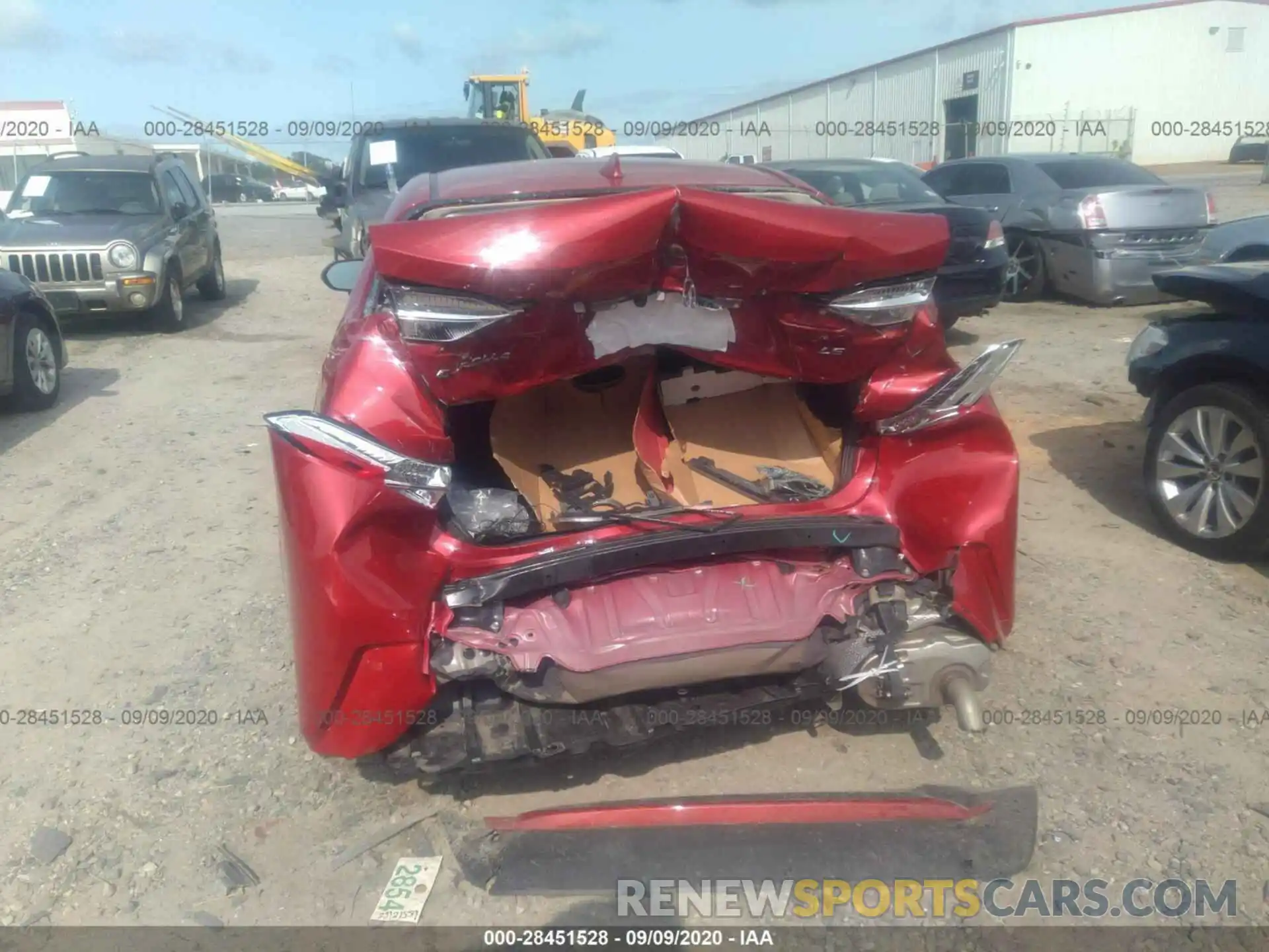 6 Photograph of a damaged car 5YFEPRAE3LP061191 TOYOTA COROLLA 2020