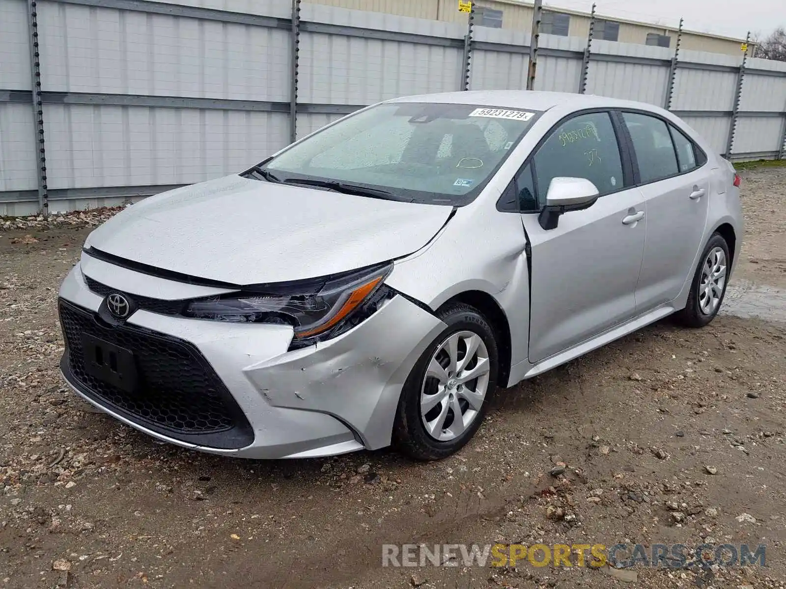 2 Photograph of a damaged car 5YFEPRAE3LP062339 TOYOTA COROLLA 2020