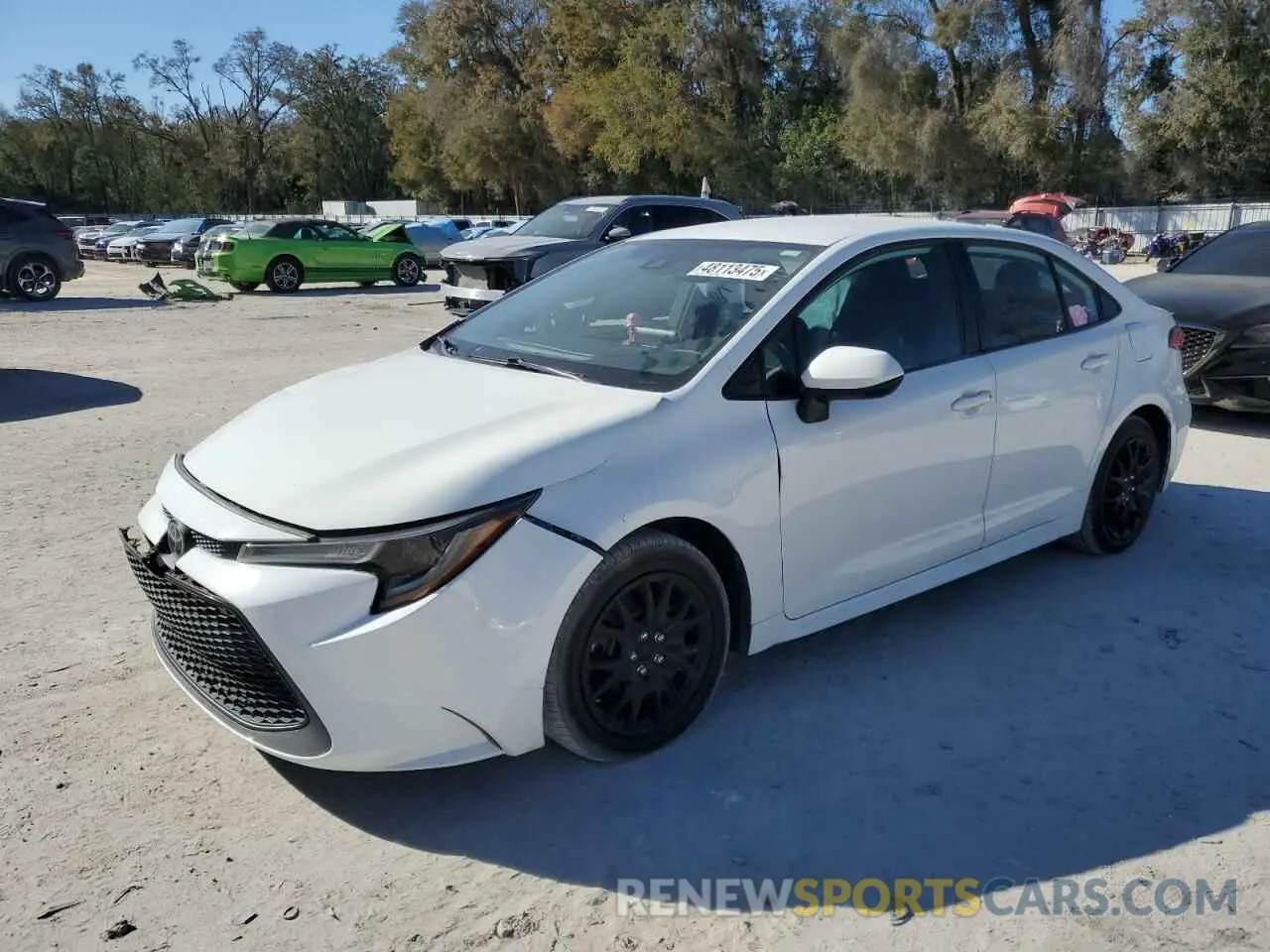 1 Photograph of a damaged car 5YFEPRAE3LP074409 TOYOTA COROLLA 2020