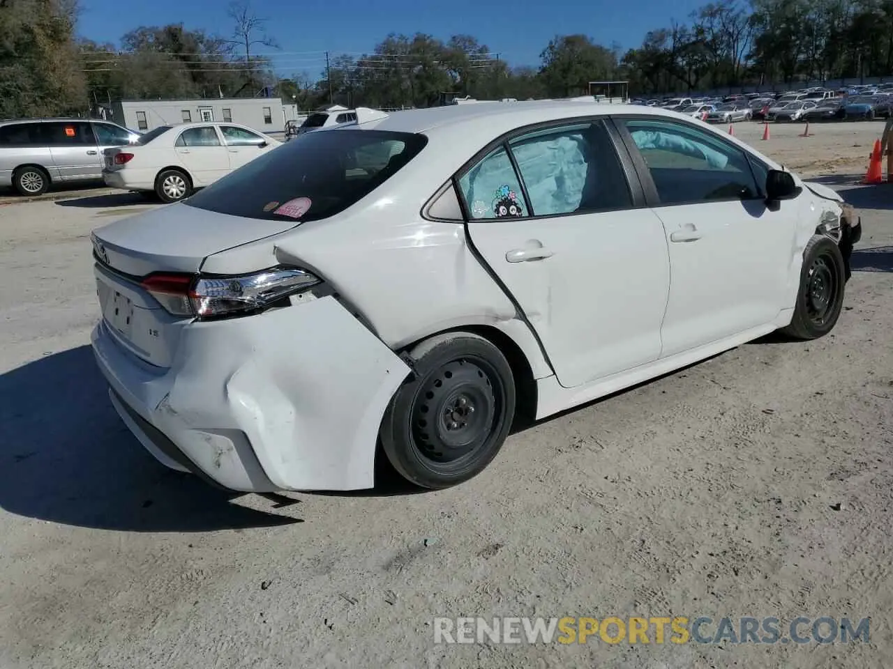 3 Photograph of a damaged car 5YFEPRAE3LP074409 TOYOTA COROLLA 2020